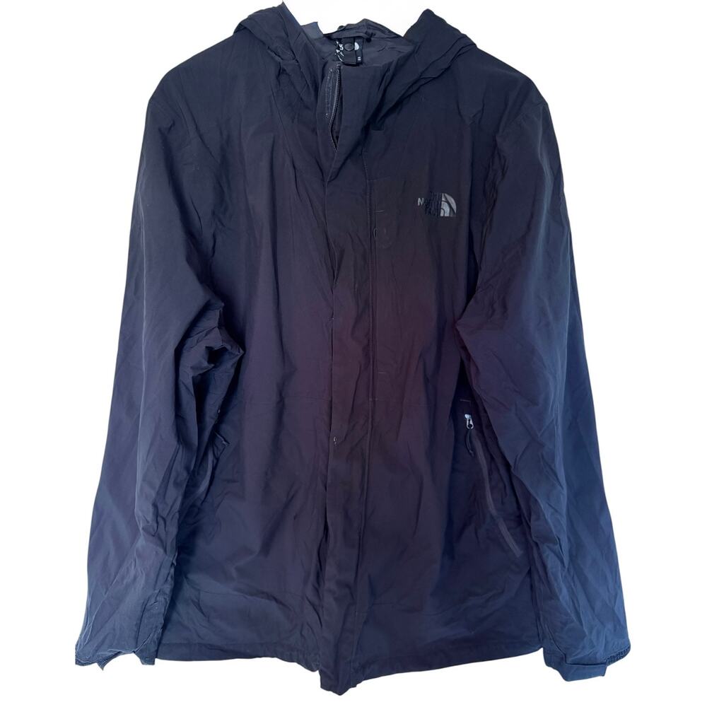 The North Face Lightweight Jacket Mens XL Black Packable Outdoor Hiking Coat